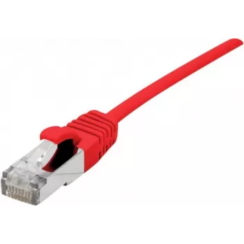 Dexlan Cabo de patch Cat. 6A S/FTP ultra-fino sem halogéneos, vermelho, 5 m 858733