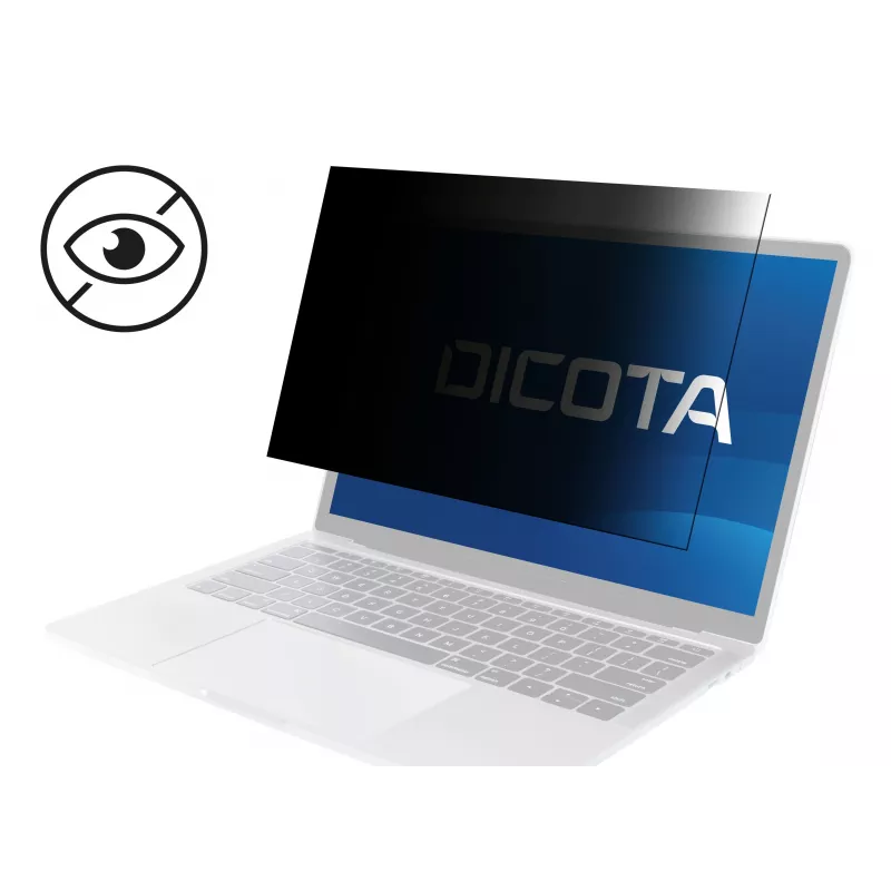 DICOTA Filtro de privacidade para portátil - montagem lateral - 2 vias - removível - adesivo - 34,29 cm (13,5 polegadas)