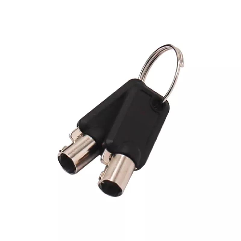 DICOTA Ultra Slim V2 - Chave para Cabo de Segurança - Preto (Pack de 2)
