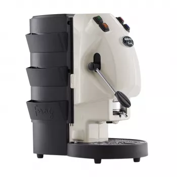 Máquina de café Didiesse Frog Revolution Avorio, E.S.E. Pads, 2L, 650W, 15 bar, preto/marfim