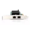 DIGITUS Placa de rede Gigabit Ethernet 2 portas, RJ45, PCI Express, Chipset Intel I210-AT (DN-1013-2)