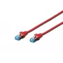 DIGITUS Cabo de rede CAT 5e SF/UTP 0,5m Cinzento