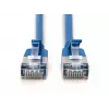 DIGITUS CAT 6A cabo de patch F/FTP Slim, 1 m, azul, 10 unidades, LSZH, RJ45