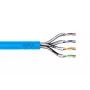Cabo de instalação DIGITUS Cat6A U/FTP Dca AWG 23/1 LSOH 500m azul rolo
