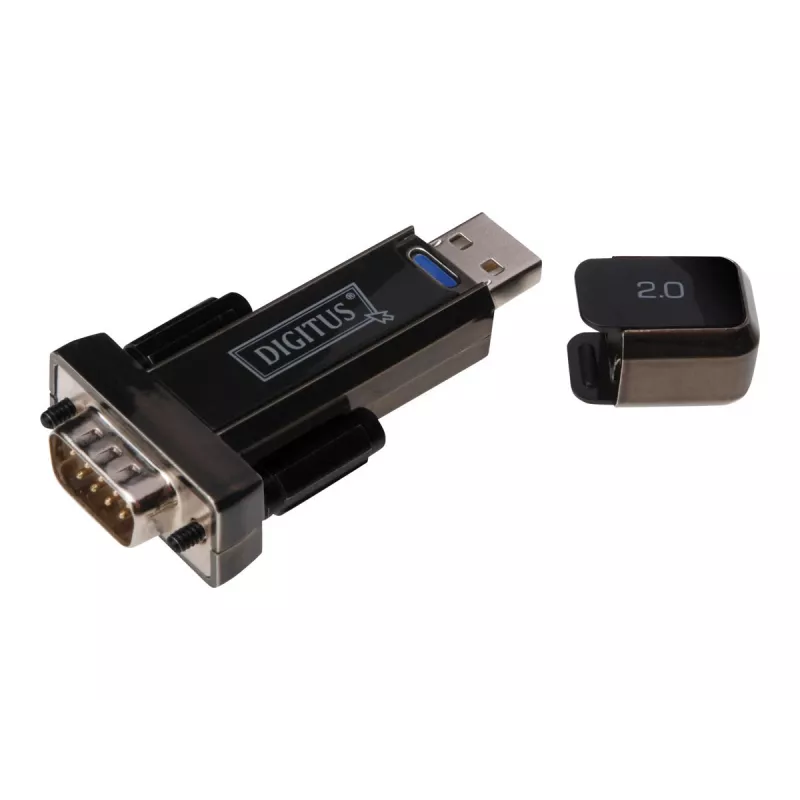 Adaptador DIGITUS DA-70156 USB 2.0 para RS232 série, 1,5 m, preto
