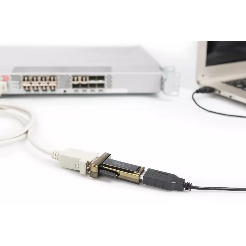 Adaptador DIGITUS DA-70156 USB 2.0 para RS232 série, 1,5 m, preto