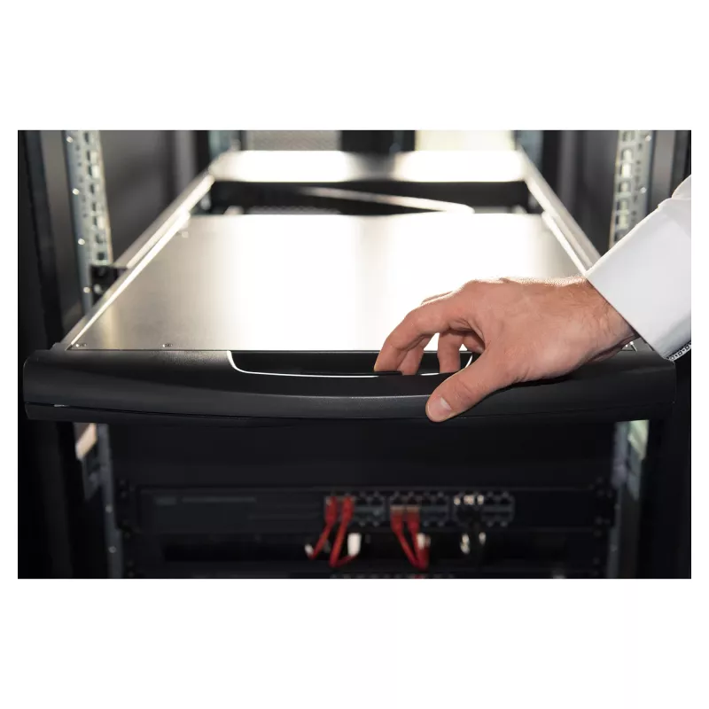 Consola modular DIGITUS 17 polegadas LCD HD, KVM VGA de 16 portas, layout de teclado alemão