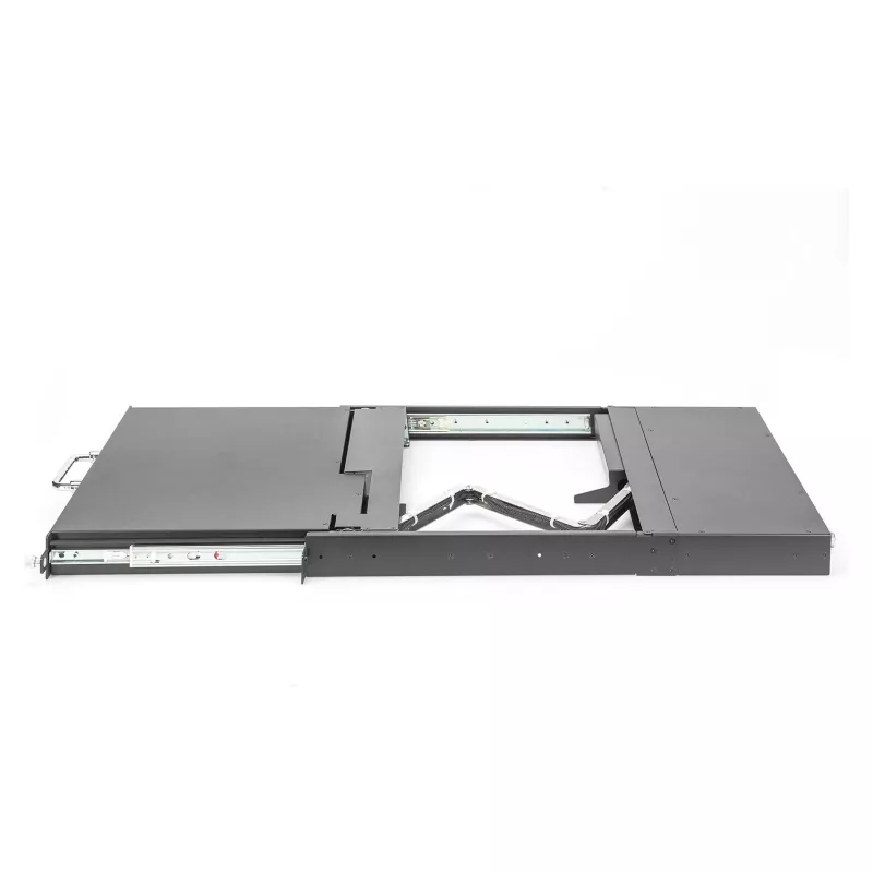 Consola modular DIGITUS 17 polegadas LCD HD, KVM VGA de 16 portas, layout de teclado alemão
