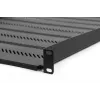 Prateleira fixa para rack DIGITUS TN-19-550-1U-BK 19 polegadas, 1U, 550 mm de profundidade, carga de 25 kg, preto