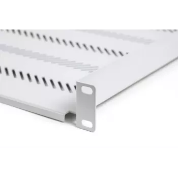 Digitus TN-19-650-1U-GY base fixa 19 polegadas 1U, 650 mm de profundidade, cinzento, carga 25 kg