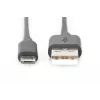 DIGITUS Cabo USB 2.0 Type-A - Micro-B macho/macho 1,8m preto