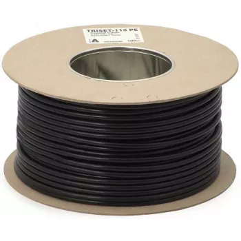 DIPOL TRISET-113 Cabo coaxial com gel 75 Ohm bainha PE classe A 100 dB