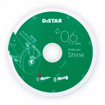 Disco diamantado DISTAR SHINE 101 x 0,6 x 22,23 mm