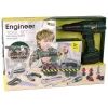 Kit DIY organizador com aparafusadora a pilhas verde 13473 Lean Toys
