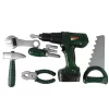 Kit DIY organizador com aparafusadora a pilhas verde 13473 Lean Toys