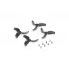 DJI Avata 2 Hélices (par) – Substituição oficial, encaixe rápido, 3 pás, preto