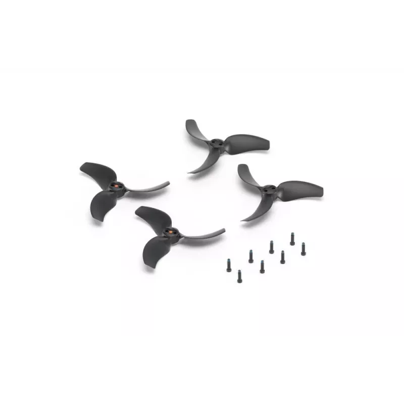 DJI Avata 2 Hélices (par) – Substituição oficial, encaixe rápido, 3 pás, preto
