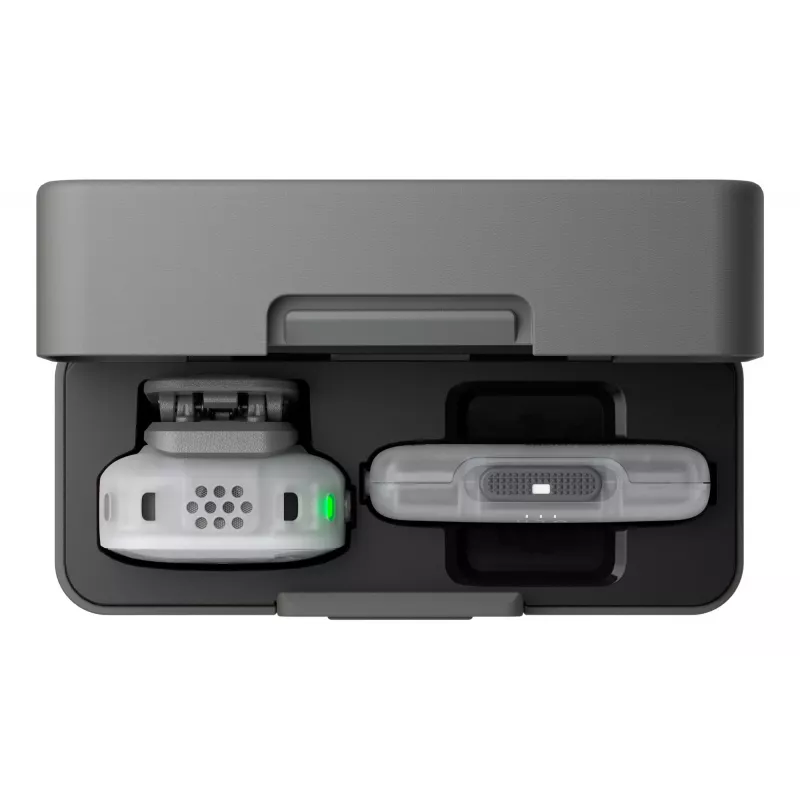 DJI Mic Mini 2S Sistema de microfone sem fios (1 transmissor + 1 recetor móvel + estojo de carregamento)