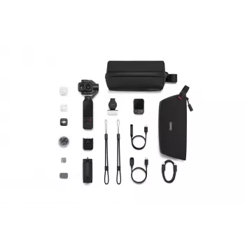 DJI Osmo Pocket 4P Vlog Combo câmara 4K, preto