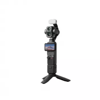 DJI Osmo Pocket 4P Vlog Combo câmara 4K, preto