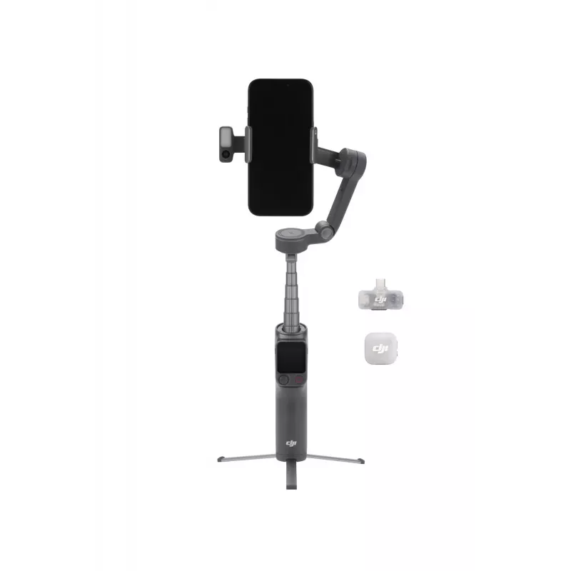 DJI Osmo Mobile 8P Creator Combo Estabilizador Gimbal para Smartphone Preto