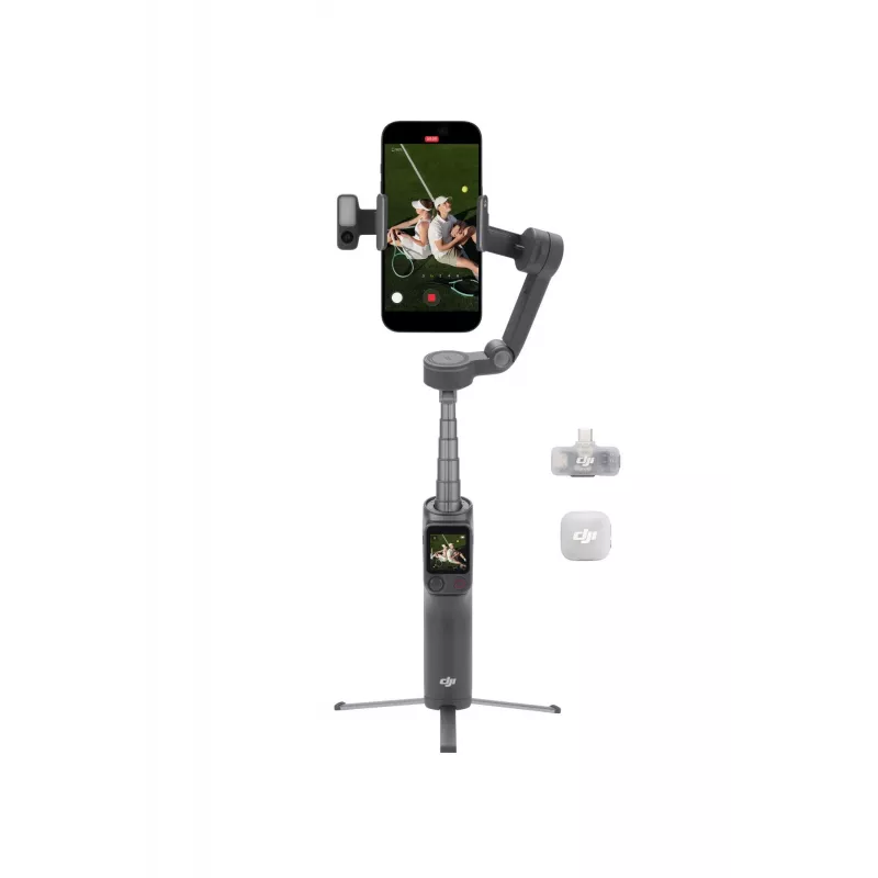DJI Osmo Mobile 8P Creator Combo Estabilizador Gimbal para Smartphone Preto