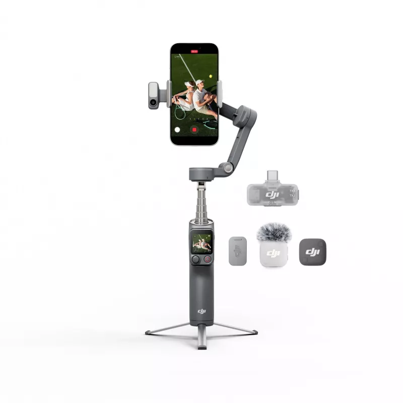 DJI Osmo Mobile 8P Creator Combo Estabilizador Gimbal para Smartphone Preto