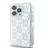 Capa rígida DKNY para Apple iPhone 15 Pro Max 6,7 polegadas Liquid Glitter Multilogo Branco