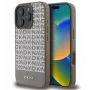 Capa DKNY para Apple iPhone 16 Pro Max em Pele PU com Padrão Repetido e Faixa Inferior, MagSafe, Castanha