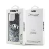 Capa DKNY Liquid Glitter Big Logo para iPhone 14/15/13 - Preta