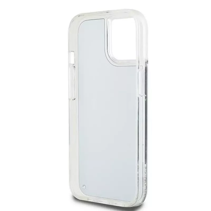 Capa DKNY Liquid Glitter Big Logo para iPhone 14/15/13 - Preta