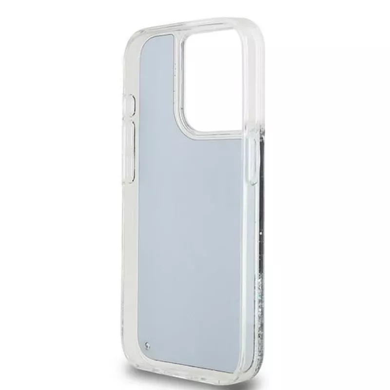 Capa DKNY Liquid Glitter Big Logo para iPhone 14 Pro - Preto