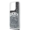 Capa DKNY Liquid Glitter Big Logo para iPhone 14 Pro - Preto