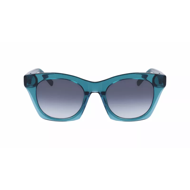 DKNY óculos de sol mulher DK541S-430 armação em acetato Havana lentes castanhas degradê 51 mm