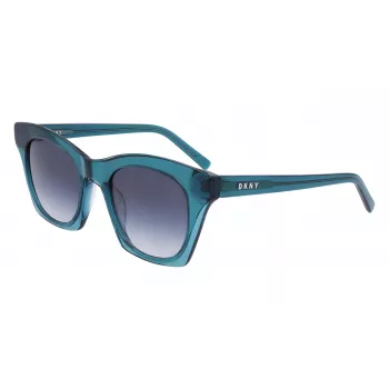 DKNY óculos de sol mulher DK541S-430 armação em acetato Havana lentes castanhas degradê 51 mm