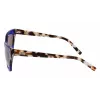 Óculos de sol de mulher DKNY DK547S5516425 - Armação de acetato Havana, lentes castanhas degradê, 55 mm