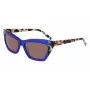 Óculos de sol de mulher DKNY DK547S5516425 - Armação de acetato Havana, lentes castanhas degradê, 55 mm
