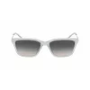 Óculos de sol de mulher DKNY DK713S - Castanho Havana armação retangular com lentes castanhas degradê - 56 mm de largura da lente