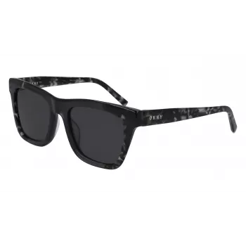 Óculos de sol DKNY mulher quadrados DK529S-001 - armação preta, lentes cinzentas, 53 mm