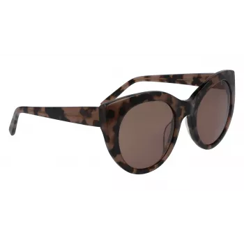 Óculos de sol DKNY DK517S-230 mulher Havana castanho retangulares 52mm