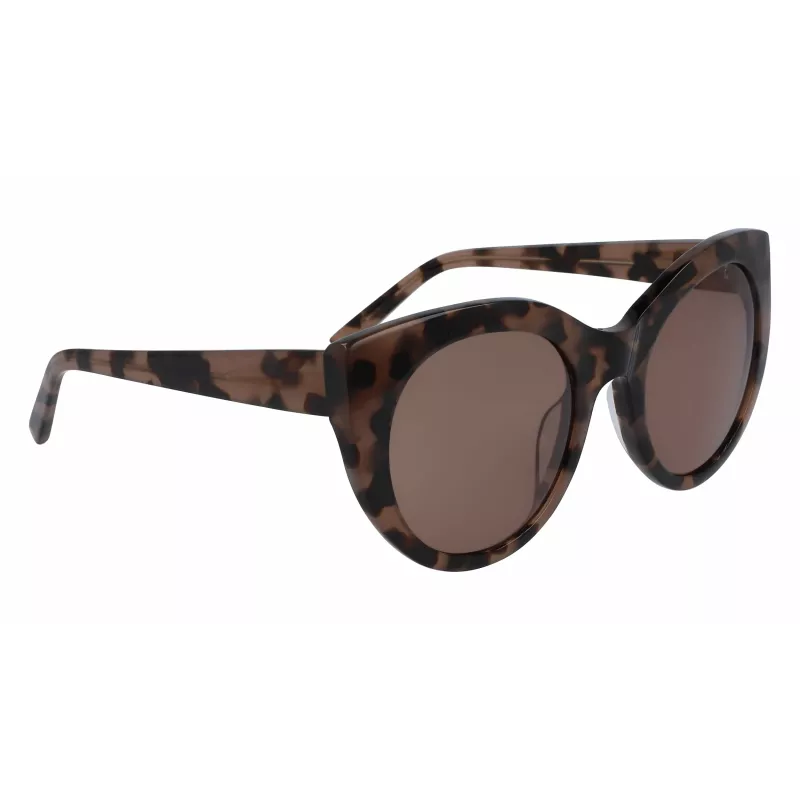 Óculos de sol DKNY DK517S-230 mulher Havana castanho retangulares 52mm
