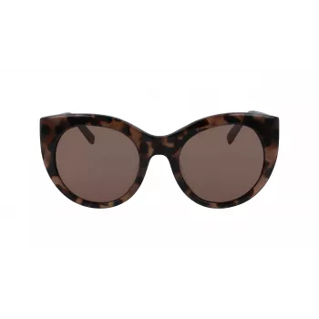 Óculos de sol DKNY DK517S-230 mulher Havana castanho retangulares 52mm