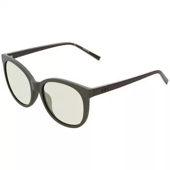 DKNY Óculos de sol de mulher DK527S-320 Havana Castanho Armação de acetato Lentes castanhas degradê 55/17/135 mm