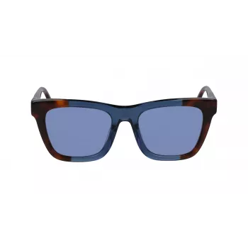 Óculos de sol DKNY mulher DK529S-240 castanho Havana armação de acetato lentes castanhas degradê 53mm