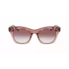 Óculos de sol DKNY mulher DK541S-265 castanho Havana armação quadrada em acetato com lentes de policarbonato castanhas degradê 51/21/140 mm