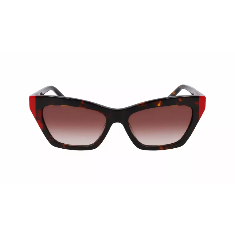 DKNY Óculos de sol para mulher DK547S-237 Havana Castanho Degradê 55mm