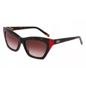 DKNY Óculos de sol para mulher DK547S-237 Havana Castanho Degradê 55mm