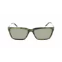 Óculos de sol de mulher DKNY DK709S305 - armação preta de acetato, lentes cinzentas de policarbonato, largura da lente 55 mm