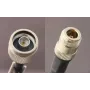 DMT 3m cabo coaxial Ecoflex 10 com conector N macho para conector N fêmea, 50 Ohm