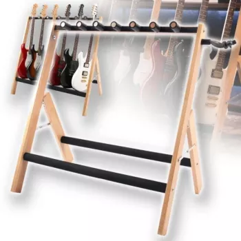 DNA PROFESSIONAL DNA GS5 Suporte para 5 guitarras multiguitarra preto